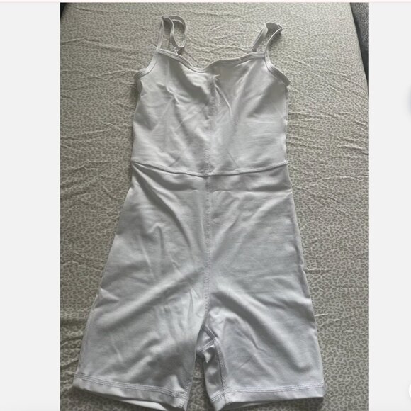 Glassons Bodysuit Jumpsuit Lounge White Color Womens Size XS Top - Picture 1 of 6